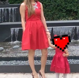 GAP red dress with pockets A line